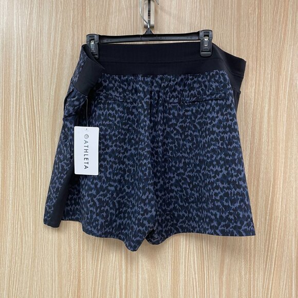 NWT Athleta Brooklyn Blue Printed Shorts Size 22 - Picture 4 of 8